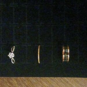 Batch of Size 9.5 Rings. NWT. Silver & gold colors. 3 rings total.